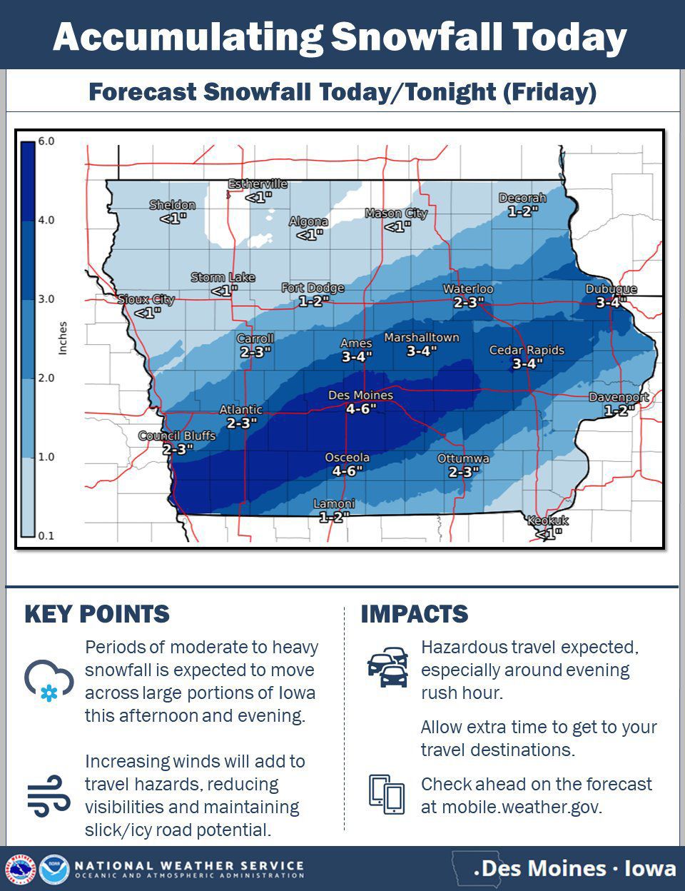 Friday weather outlook